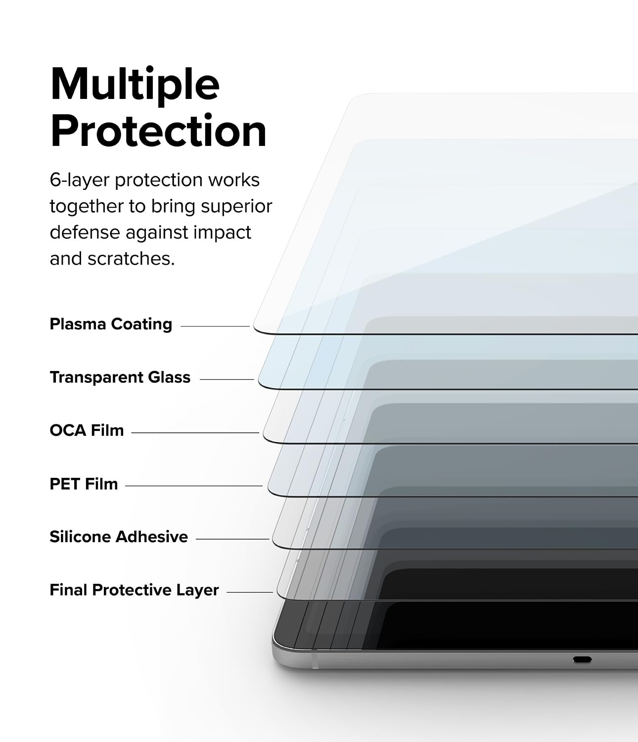 Ringke Screen Protector Vetro Temperato Galaxy Tab S9 9H