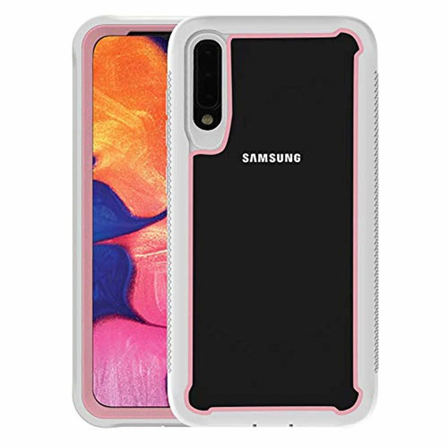 Redpepper Galaxy A70 Cover Slim Trasparente Bianca Antiscivolo