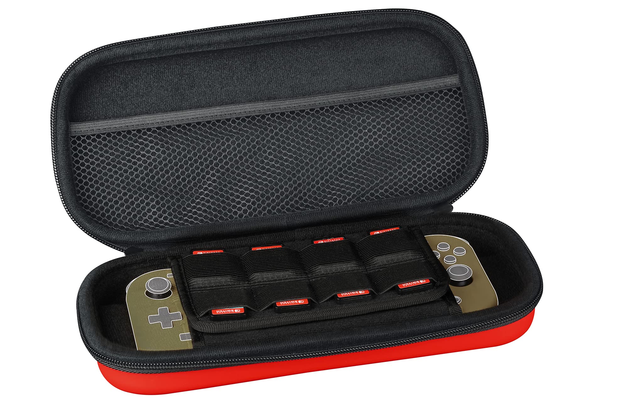 Konix Mythics Carry Bag borsa Switch OLED Lite rossa 8 giochi