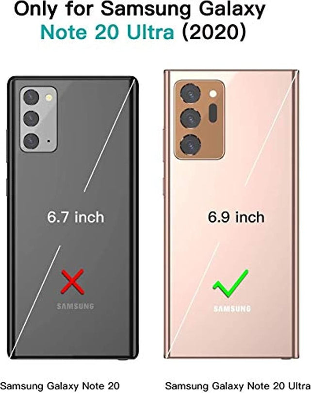 Redpepper Galaxy Note 20 Ultra cover antishock nero trasparente pellicola
