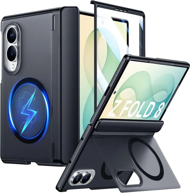 Redpepper Galaxy Z Fold 8 cover nera con kickstand magnetica