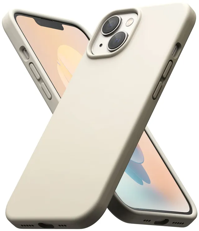 Ringke Silicone cover iPhone 14 Plus Stone grigia sottile