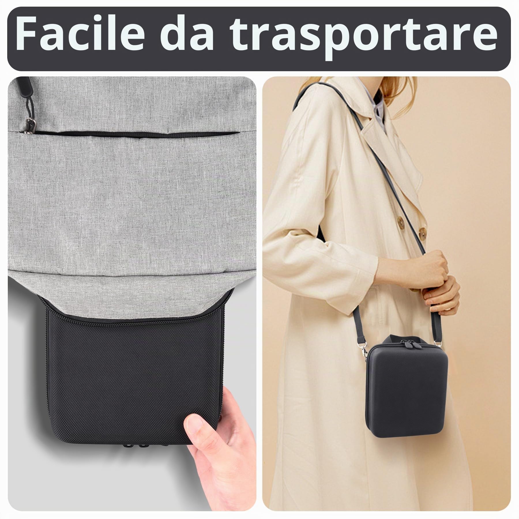 Aenllosi Camera Case custodia Wide EVO 2in1 EVA nera