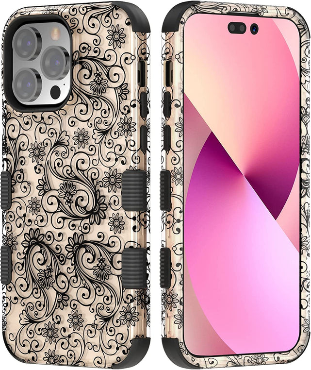 Redpepper Apple Cases iPhone 13 Pro Max custodia viola Purple Hibiscus