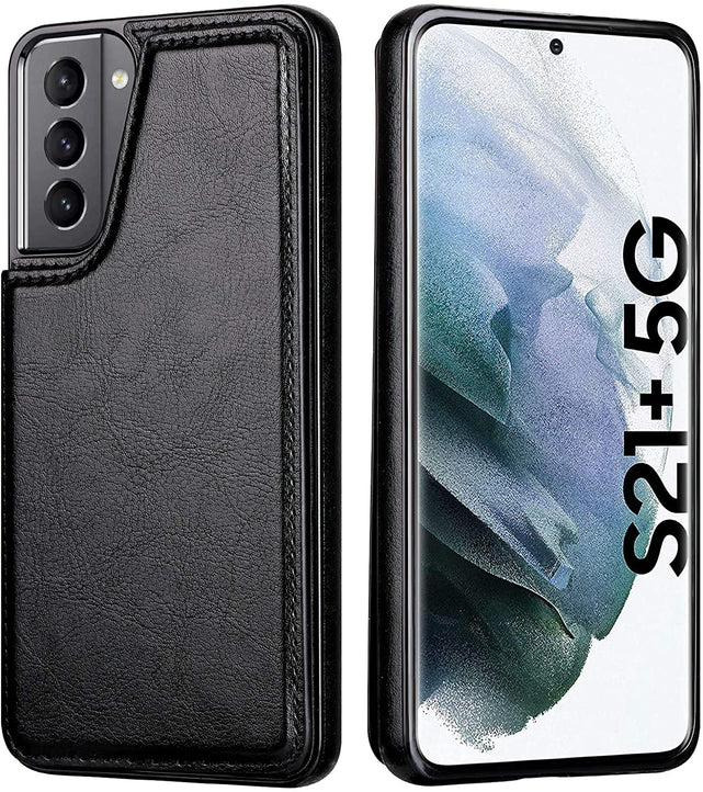 Redpepper Galaxy Cases S21 Plus Flip Custodia portafoglio nera