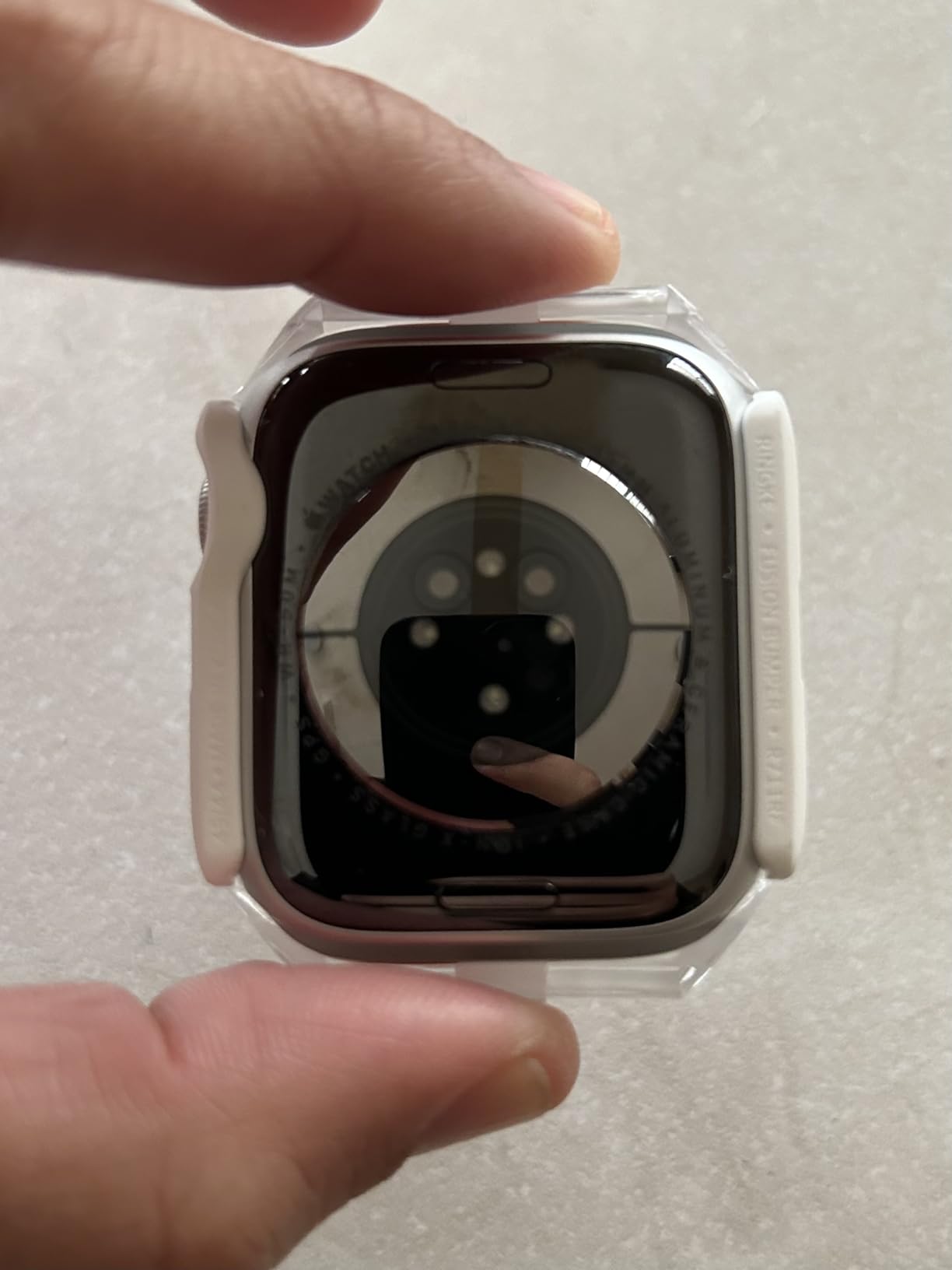 Ringke Fusion Bumper Apple Watch 44/45mm cover Neon Blue