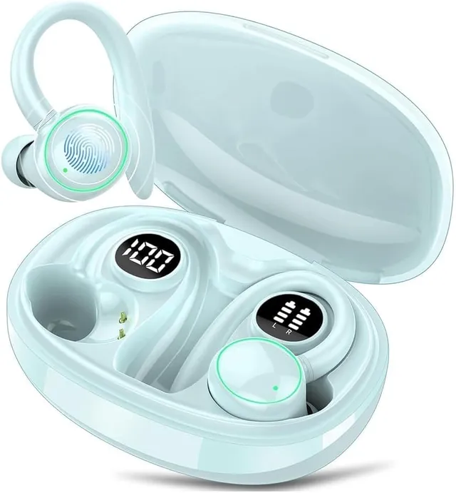 Redpepper Headphones Auricolari Bluetooth 5.4 Sport Neri