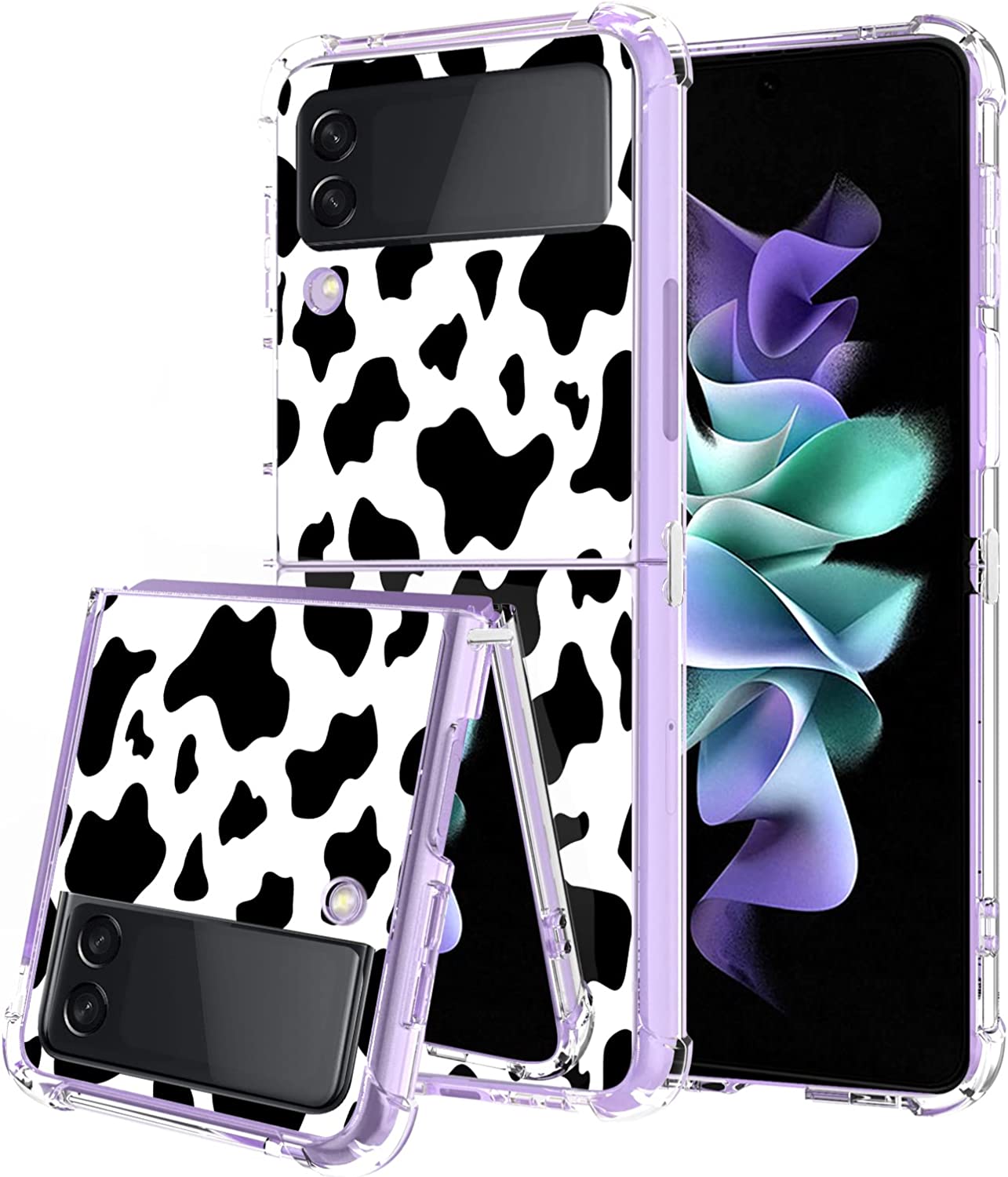 Redpepper Galaxy Z Flip 4 cover trasparente cuore rosa slim