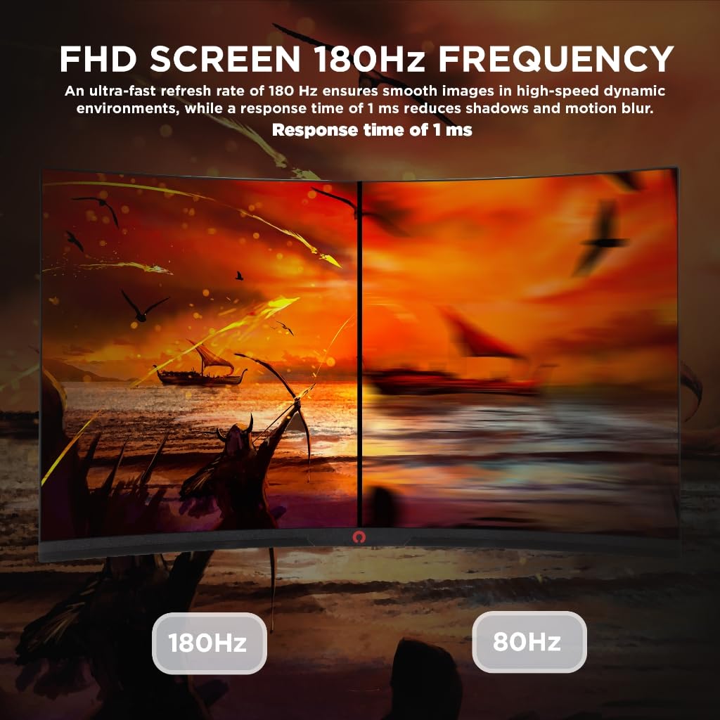 Konix Drakkar Shadow monitor gaming curvo 27" FHD 180 Hz