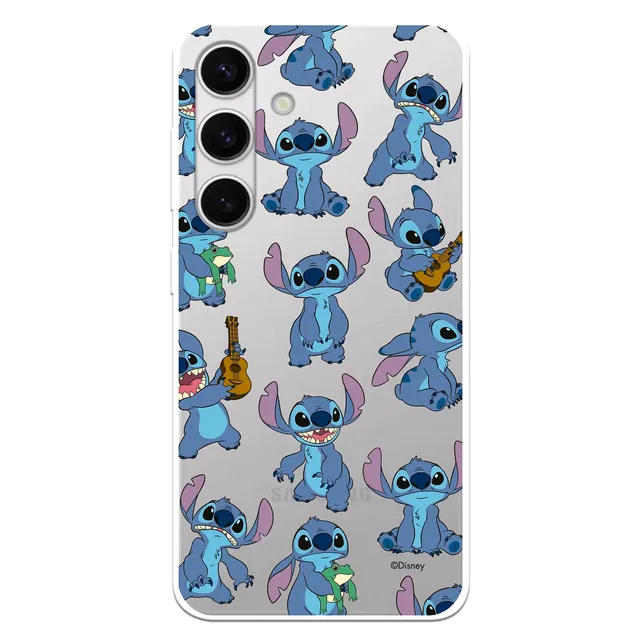 Licenze Ufficiali Lilo & Stitch cover Samsung S24 trasparente