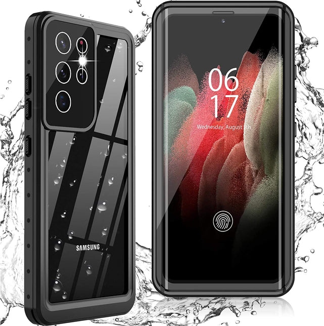 Redpepper Galaxy S21 Ultra Custodia Impermeabile IP68 Nera
