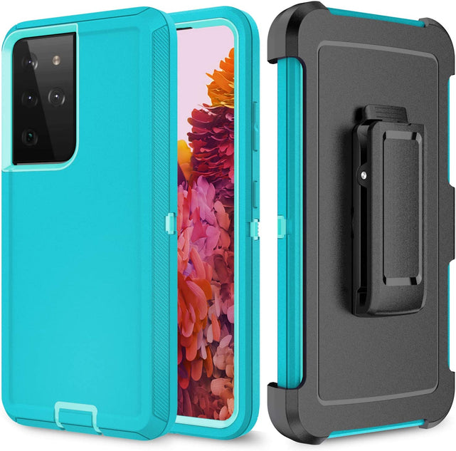 Redpepper Galaxy S21 Ultra cover nera con clip da cintura