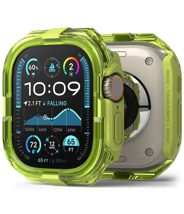 Ringke Fusion Bumper cover Apple Watch Ultra verde neon 49mm