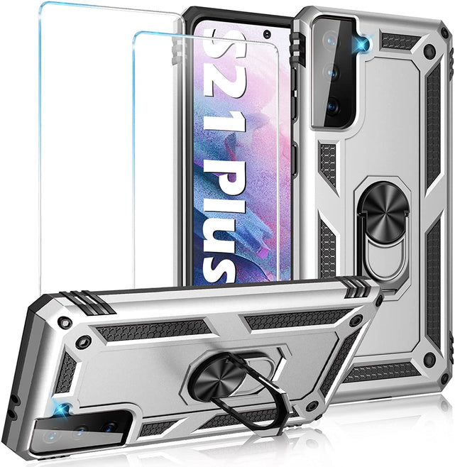 Redpepper Galaxy S21 Plus cover armor magnetica con anello