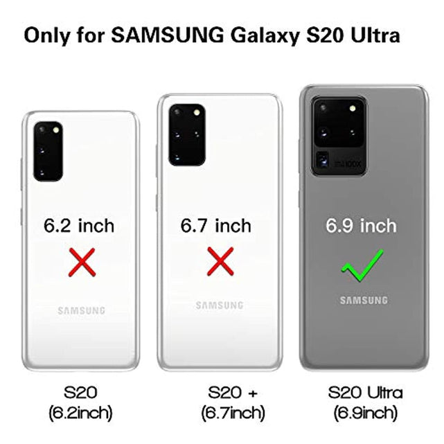Redpepper Galaxy S20 Ultra cover nera matte antiurto