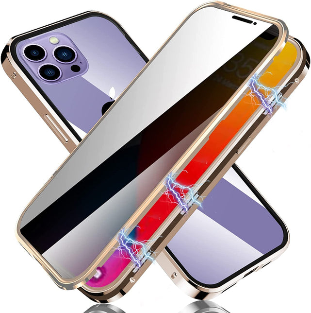 Redpepper iPhone 14 Pro custodia magnetica privacy vetro