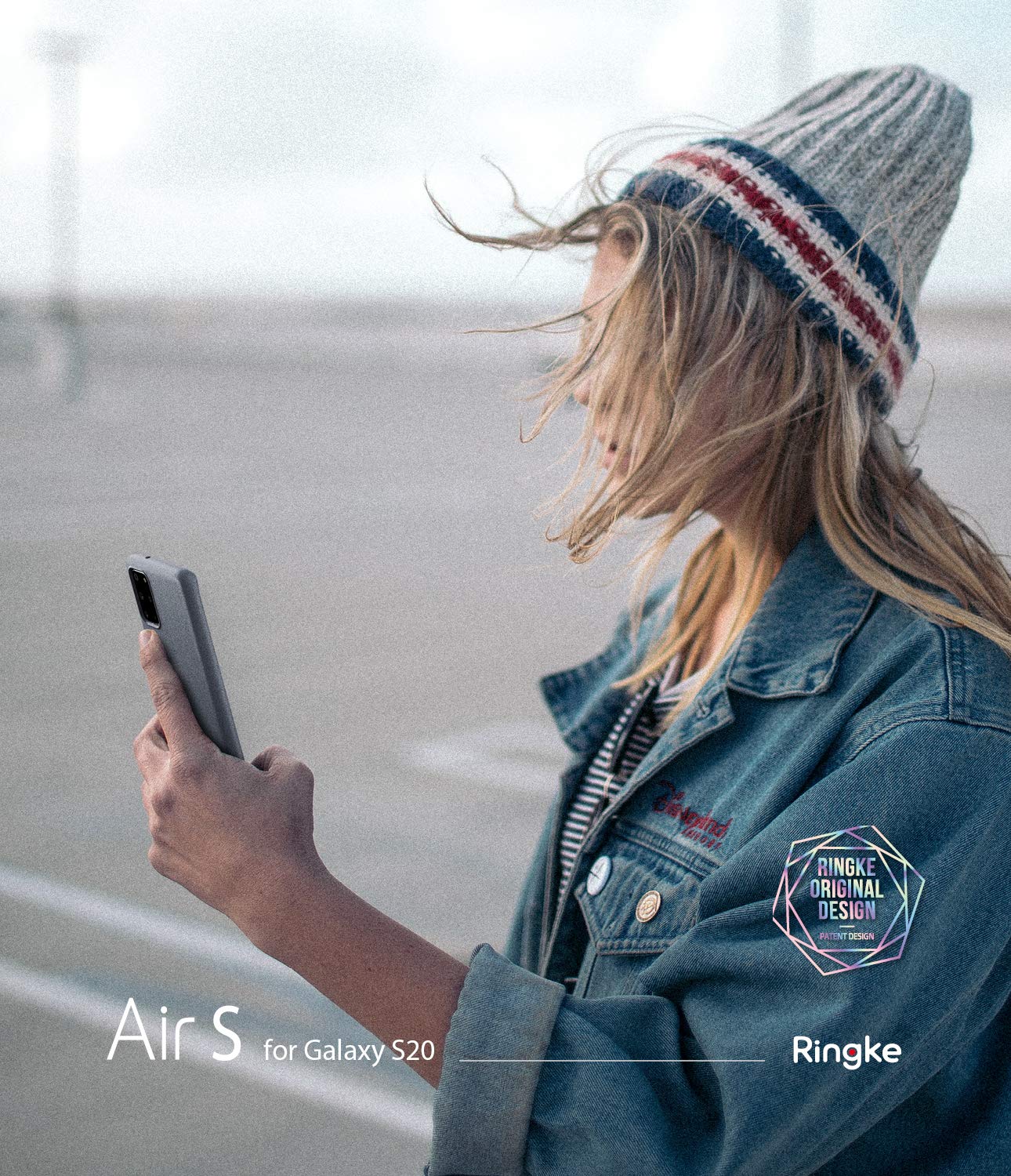 Ringke Air-S cover Galaxy S20 sottile lavender gray TPU