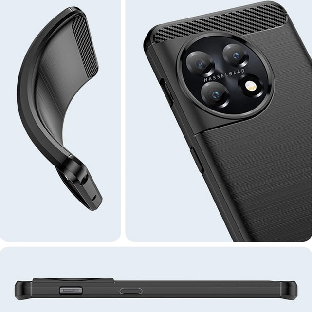 Redpepper OnePlus 11 cover nera + 2 vetri antigraffio