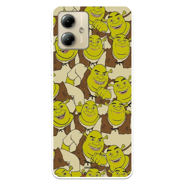 La Casa de las Carcasas Shrek Stickers custodia Moto G14 trasparente