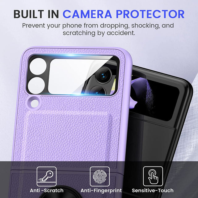 Redpepper Galaxy Z Flip 4 Cover anello viola
