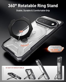 Redpepper Pixel 11 Cover Opaca Magnetica con Vetro TPU