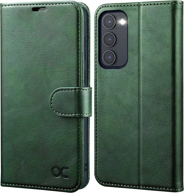 Redpepper Galaxy Cases S23 Plus cover portafoglio pelle nera RFID