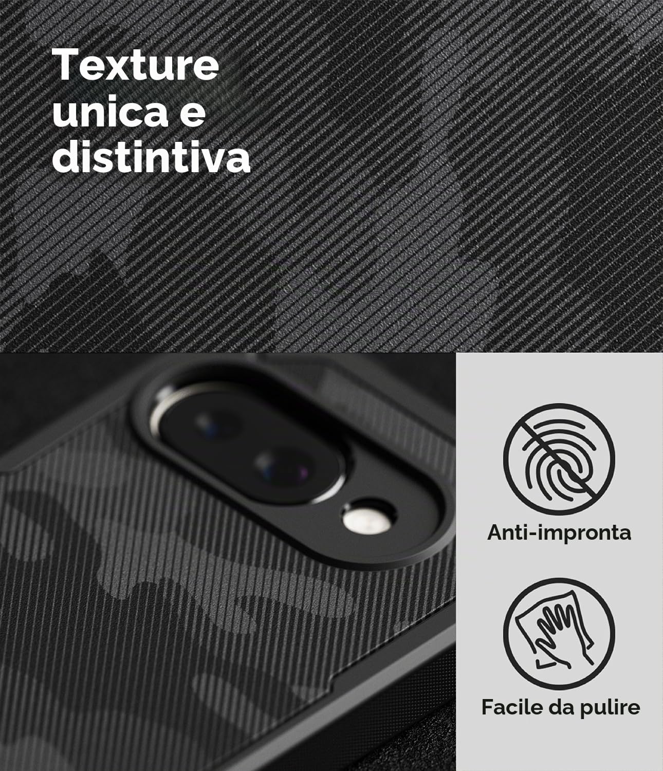 Ringke Rugged Gear Pixel 9a Cover Camo Black antiurto