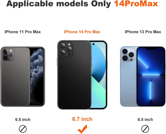 Redpepper iPhone 14 Pro Max cover trasparente con anello