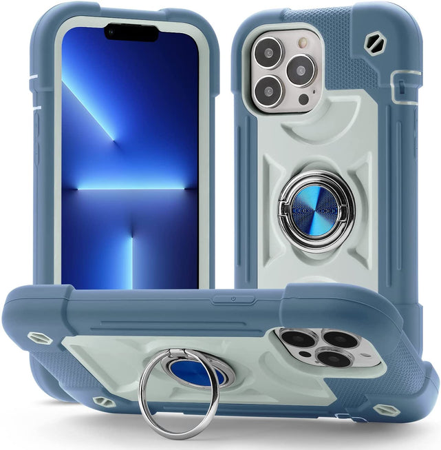 Redpepper Apple Cases 13 Pro Max cover militare con anello 360