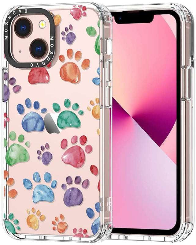 Redpepper Apple Cases iPhone 13 Mini cover leopardo trasparente slim