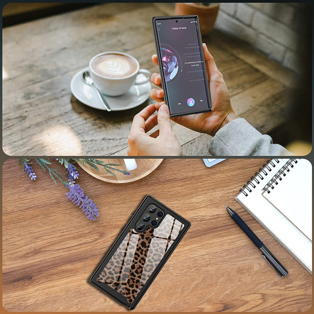Redpepper Galaxy S22 Ultra cover leopardata heavy duty