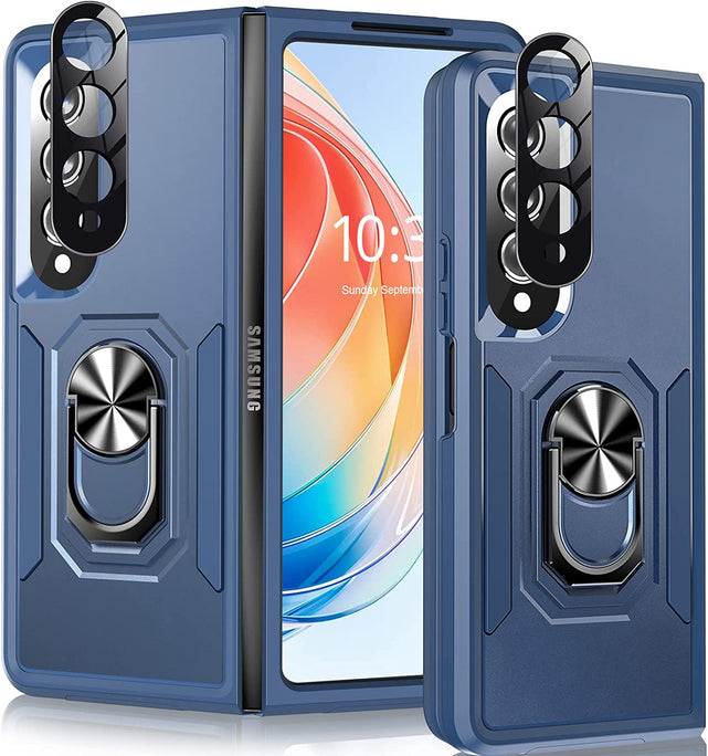 Redpepper Galaxy Z Fold 4 Custodia con Anello 360° Nera