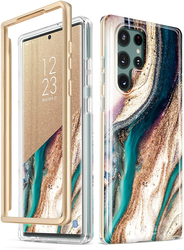 Redpepper Galaxy Cases S22 Ultra custodia marmo bianco slim