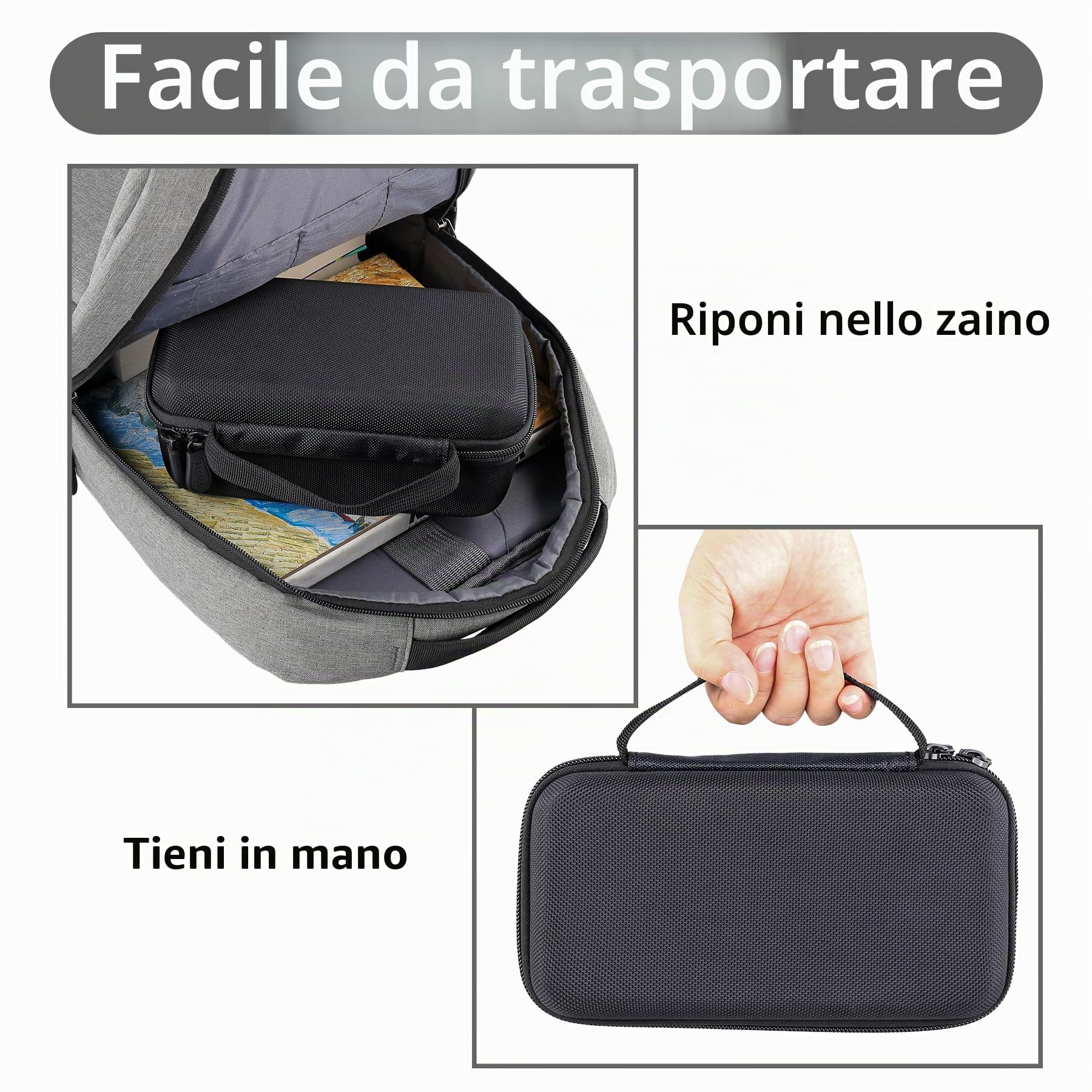 Aenllosi Speaker Case custodia radio Mesqool solare EVA rigida