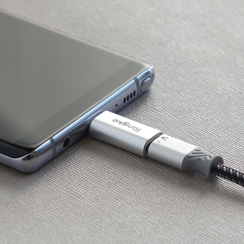 Ringke Adapter adattatore Lightning USB-C silver 2 pezzi