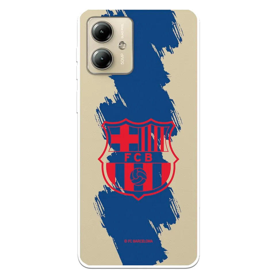 La Casa de las Carcasas Squadre Moto G14 custodia Barcellona rossa blu