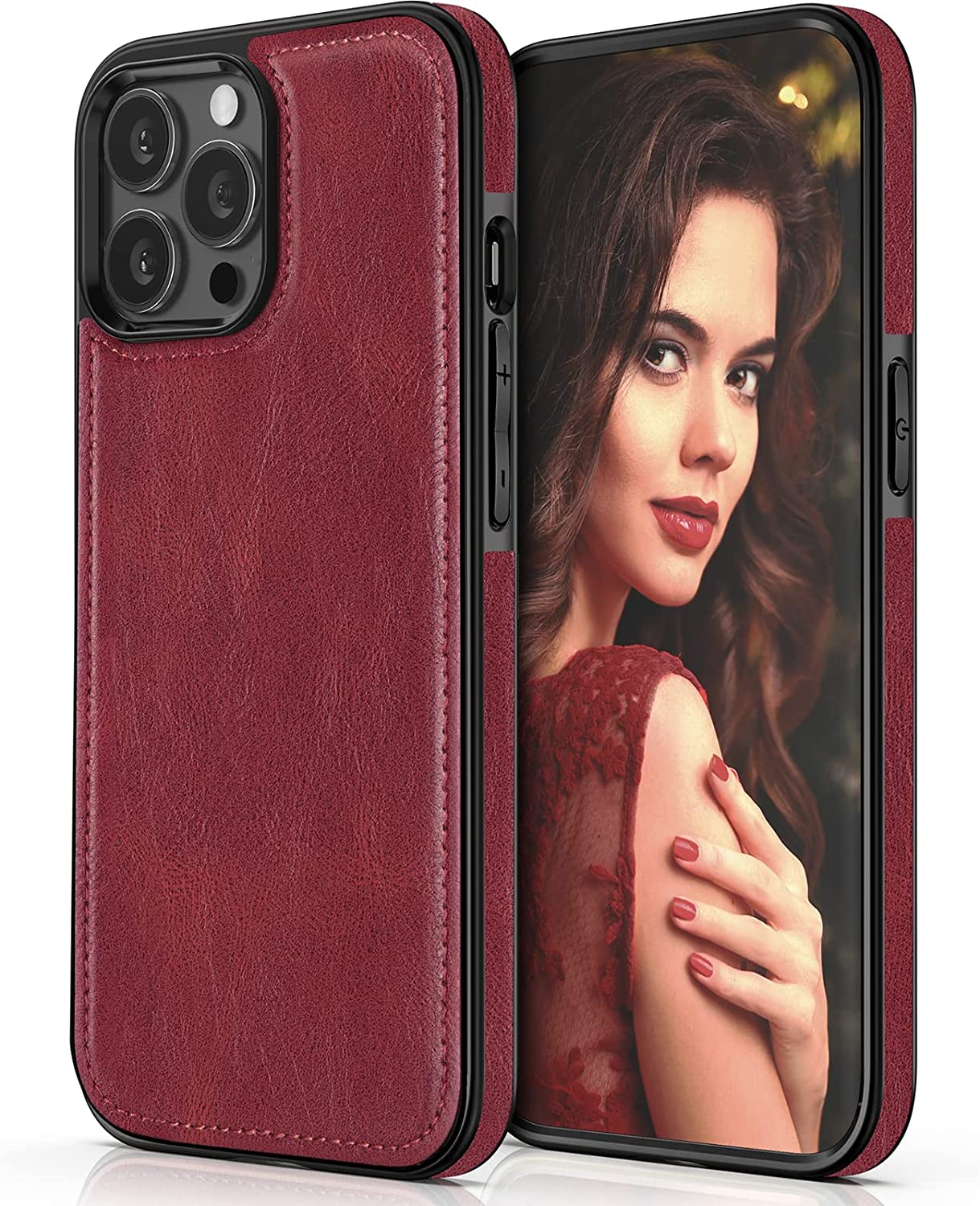 Redpepper iPhone 14 Pro cover pelle stile business slim