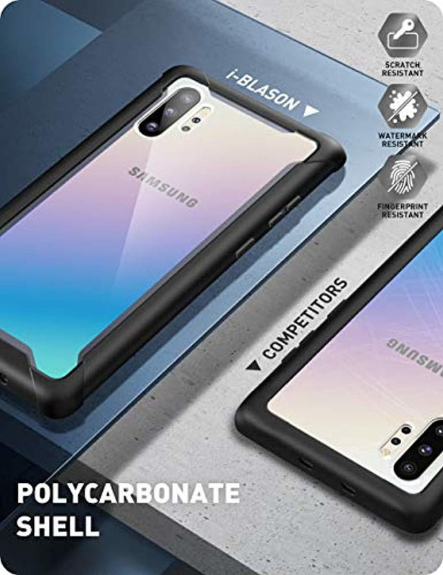 i-Blason Ares Galaxy Note 10 Plus custodia nera trasparente