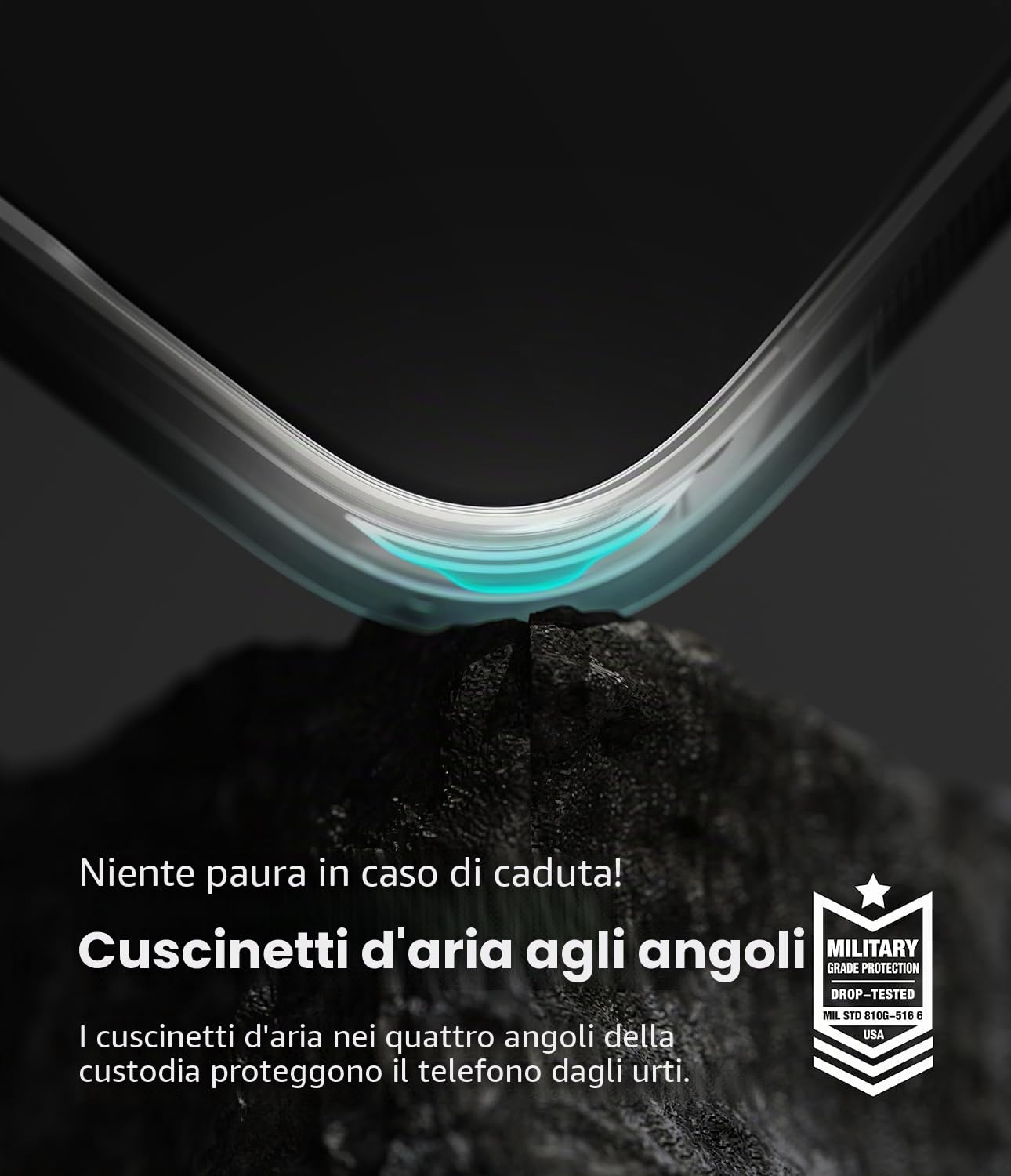 Ringke Fusion Cover iPhone 16 Pro Max Trasparente Clear Antishock