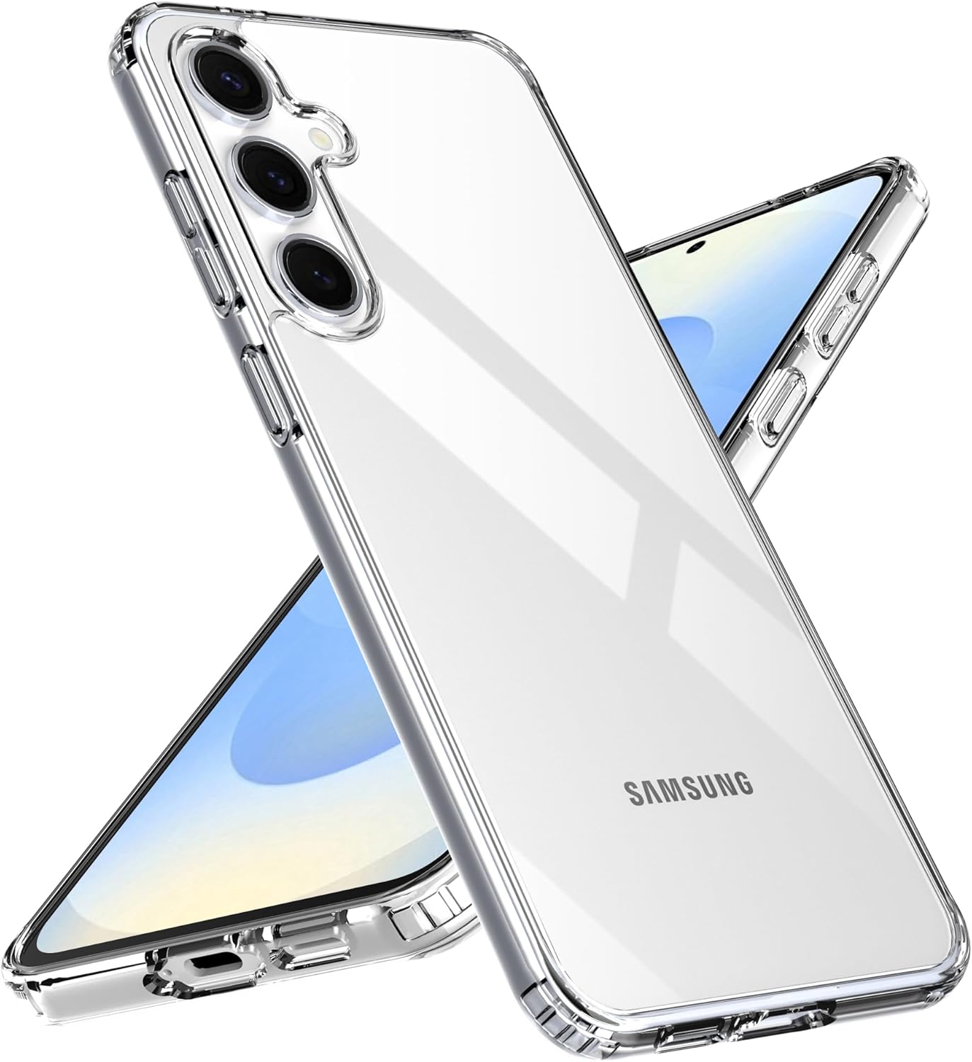 Redpepper Galaxy S25 cover trasparente antiurto ant ingiallimento