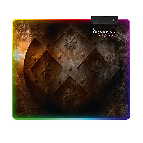Konix Hetland Tappetino Mouse Gaming RGB 32x27 cm