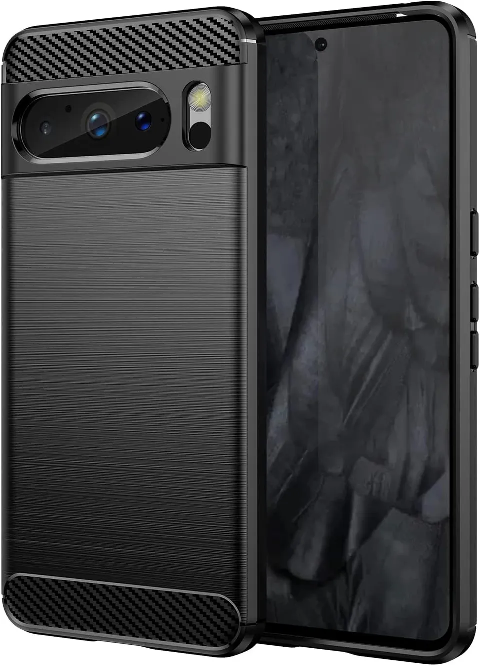 Redpepper Pixel 8 Pro cover nera carbonio slim