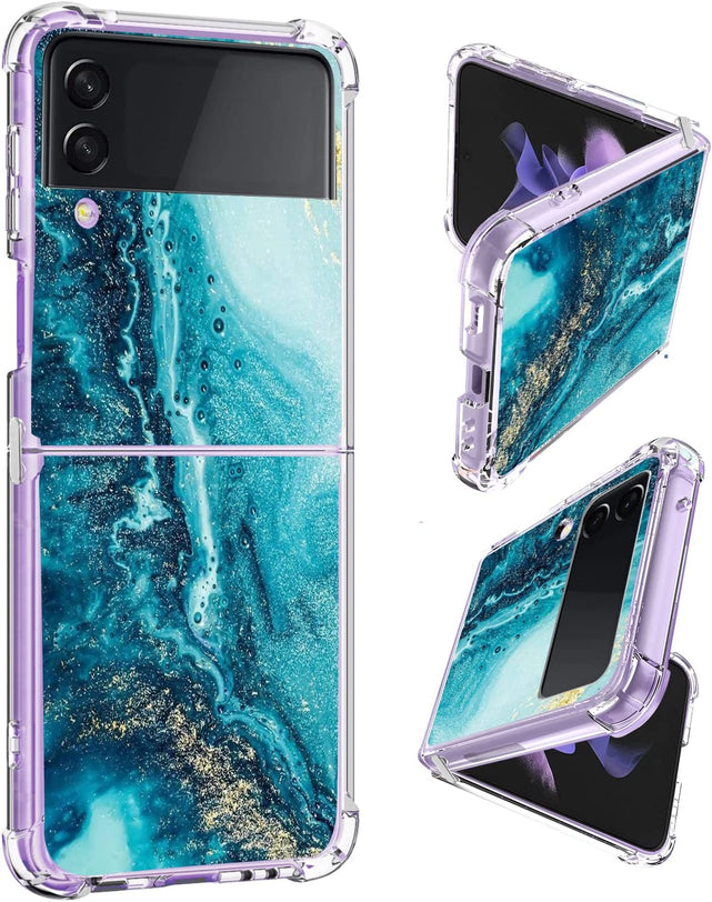 Redpepper Galaxy Z Flip 4 Cover Viola Cuori in TPU