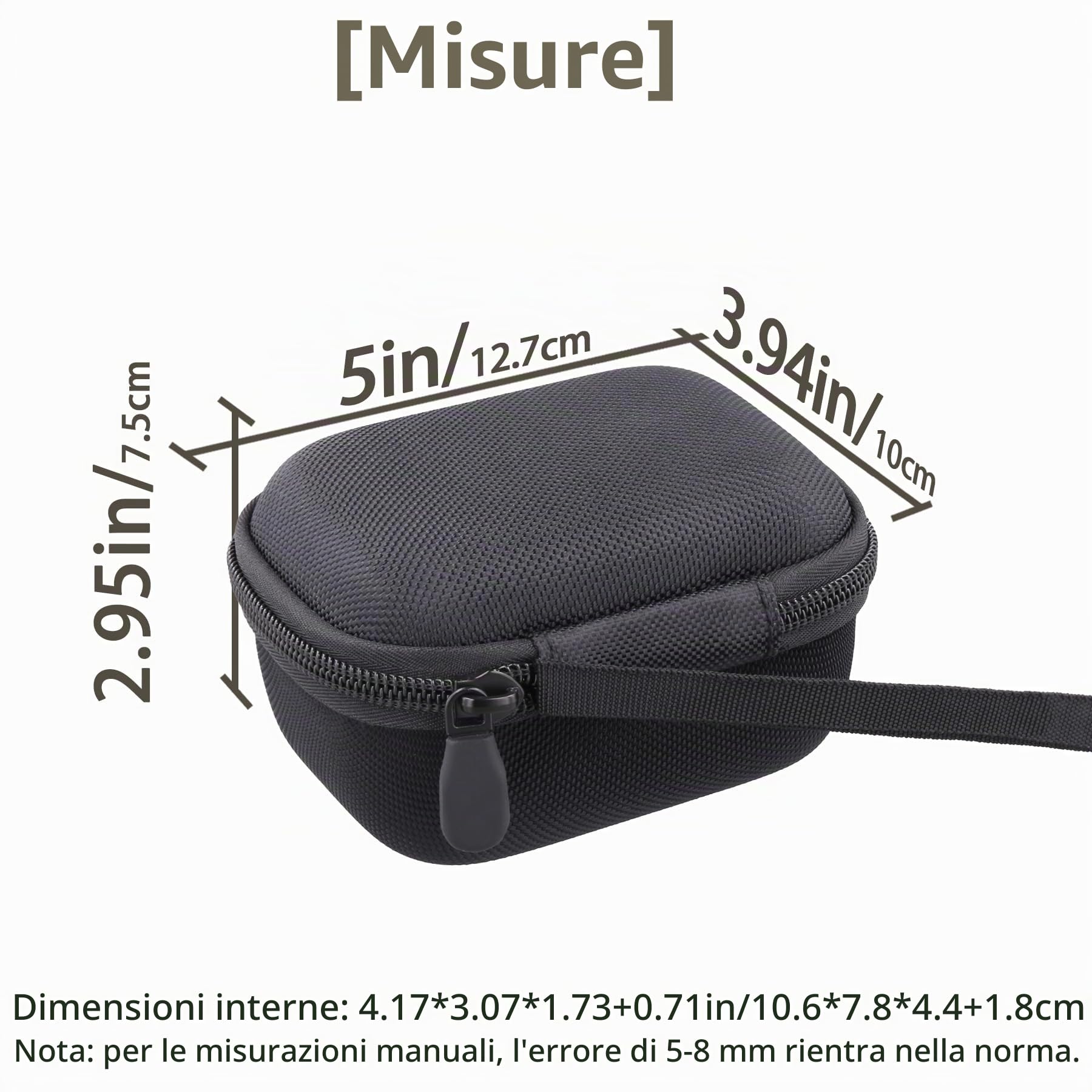 Aenllosi Camera Case CHUZHAO custodia rigida nero EVA