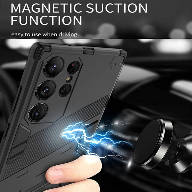 Redpepper Galaxy S23 Ultra Cover Antiurto con Stand