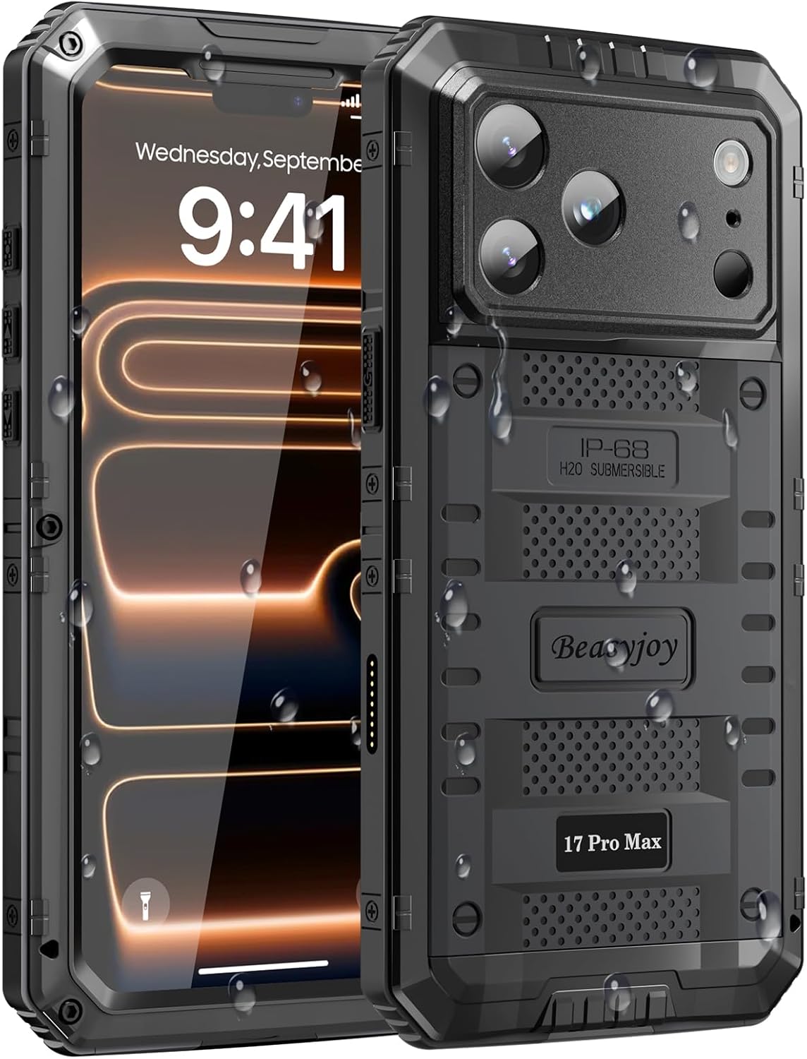 Redpepper iPhone 17 Pro Max Cover Metallo IP68