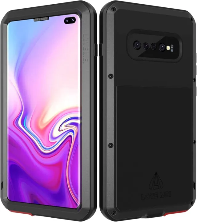 Redpepper Samsung Galaxy S10 Plus custodia 360 argento vetro