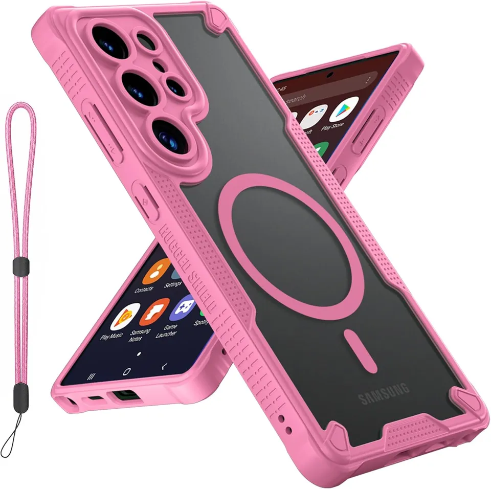Redpepper Galaxy S25 Ultra cover magnetica nera opaca slim