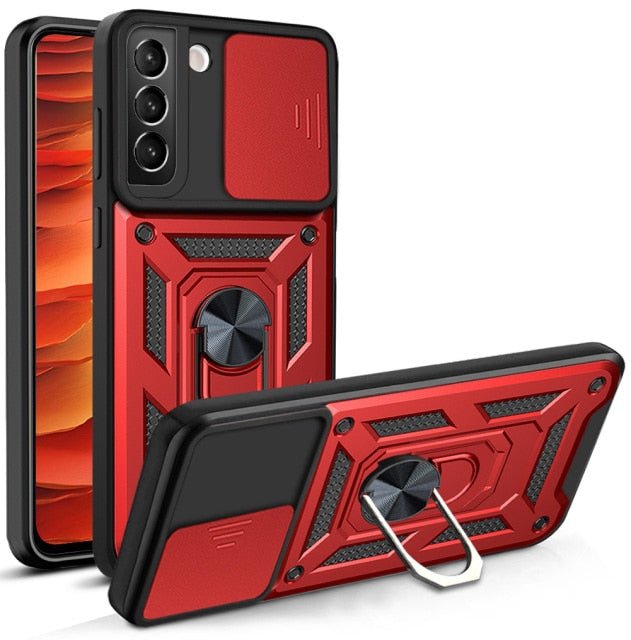 Redpepper Galaxy S22 Ultra cover con anello leggera