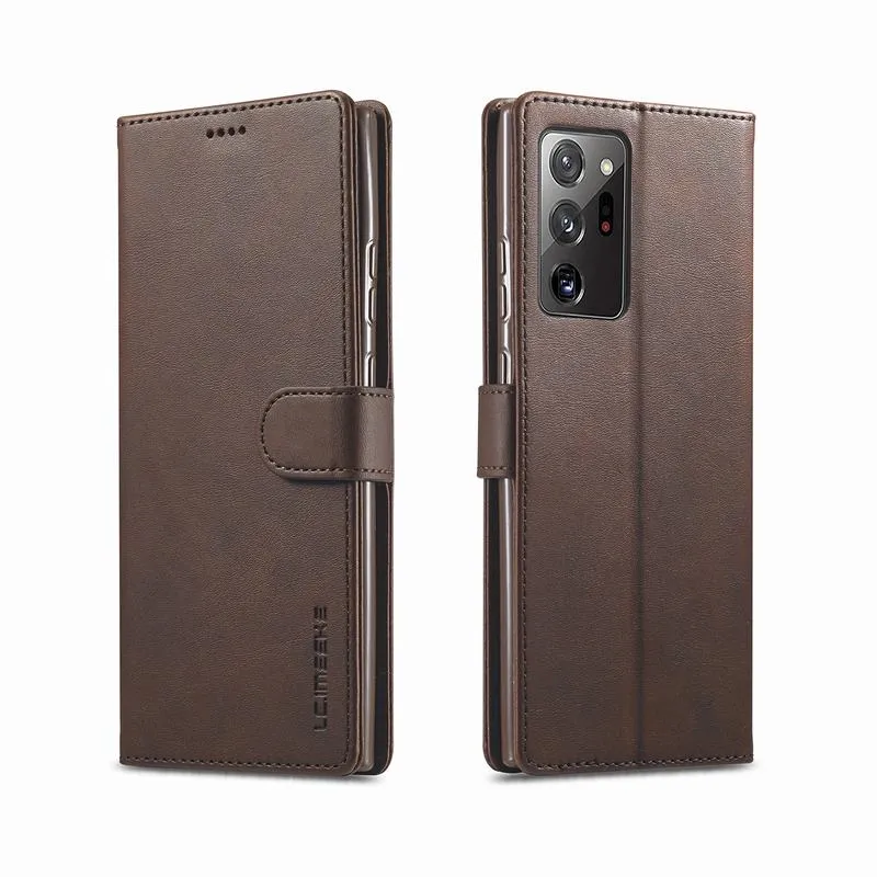Redpepper Note 20 Ultra Cover Portafoglio Pelle Nero